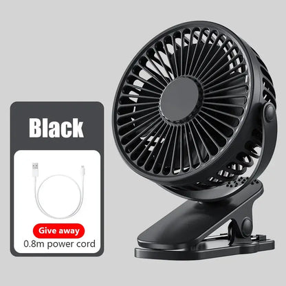 Portable Mini Hand Clip Fan USB Quiet Desktop Electric Fan High Quality Student Dormitory Small Cooling Ventilador fan Air Coole by All Mart Bristol Ltd