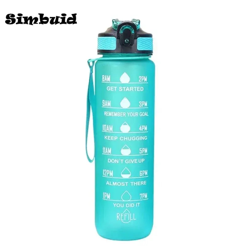 1L Water Bottle Portable Sport Water Bottle Pretty Drink Bottle Leakproof Gym Water Bottle for Outdoor Travel Fitness Cycling by All Mart Bristol Ltd