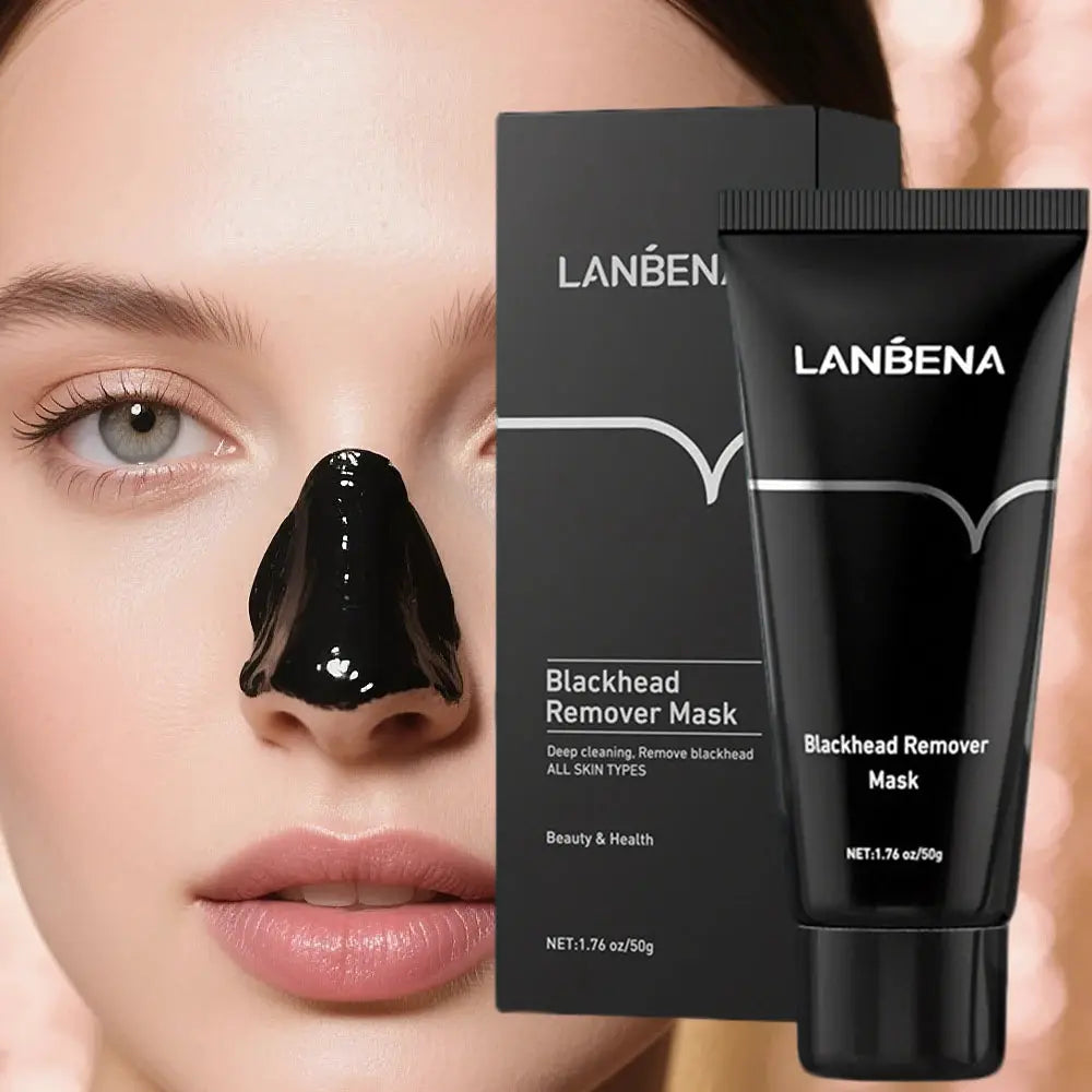 LANBENA Blackhead Remover Mask Shrinking Pore Deep Cleaning Hydrating Mask Improve Rough Skin Pores Peel Off Mud Mask Skincare by All Mart Bristol Ltd