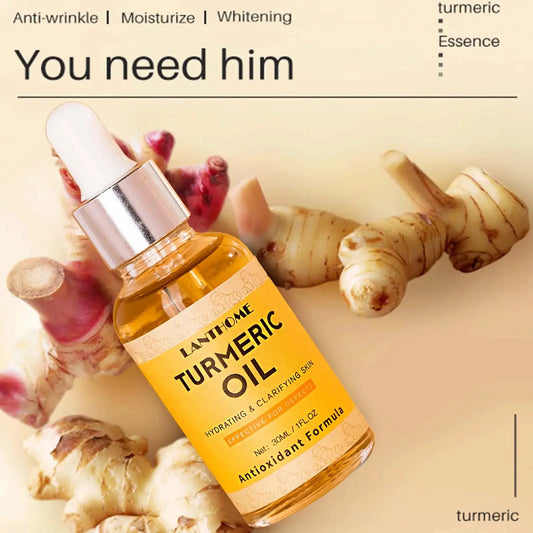 30ml Turmeric Oil Facial Turmeric Serums Deep Moisture Serums Turmeric Freckle Whitening Serum Nourish Smooth Face Skin Care by All Mart Bristol Ltd