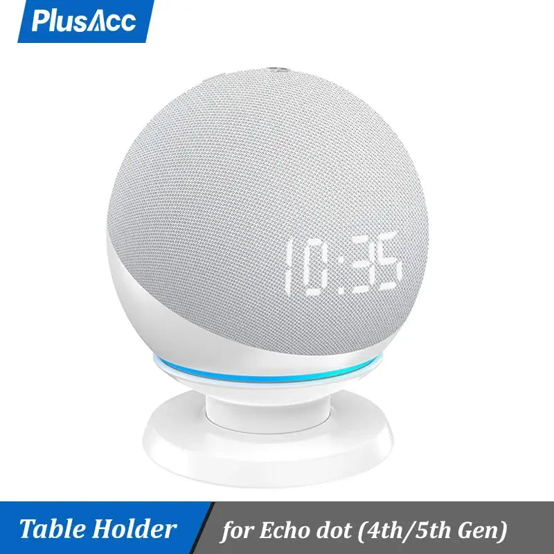 Table Mount Stand Desktop Holder for Echo Dot Max 5th 4th Gen Space-Saving Solution for Smart Home Speakers Hide Messy Wires by All Mart Bristol Ltd