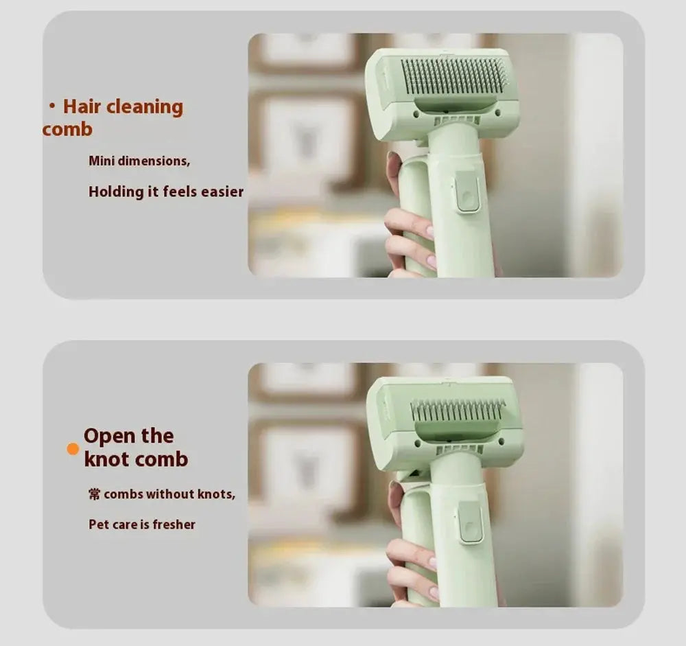 Cat Grooming Vacuum 5Brushes Pet Grooming Kit with 0.3L Hair Dust Cup Dog Vacuum Cleaner for Pets Cats Dogs Hair Vacuum Cleaner by All Mart Bristol Ltd