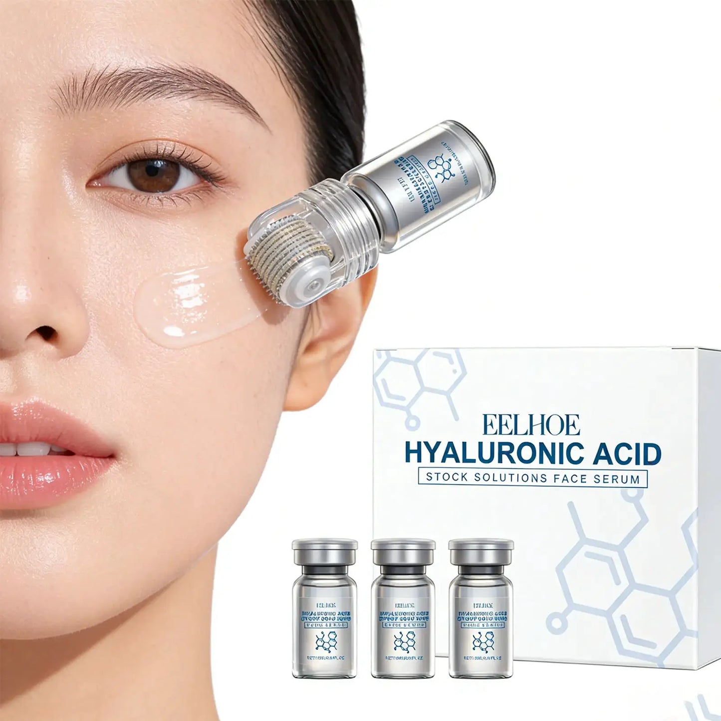 Niacinamide Microneedle serum Facial serum Kit 0.25mm Moisturizing Skin nourishing Winter skincare Face Roller Day cream 30ml by All Mart Bristol Ltd