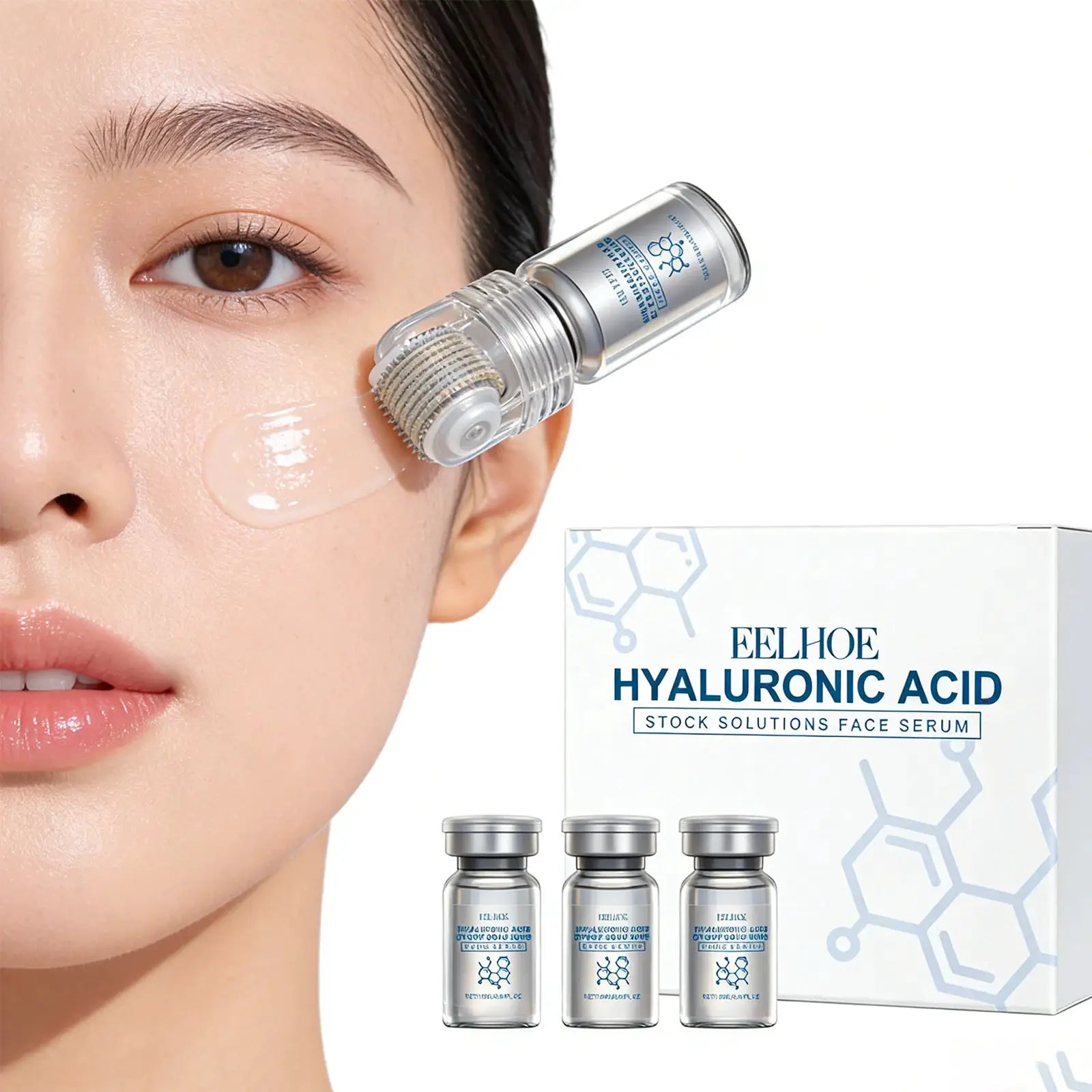 Niacinamide Microneedle serum Facial serum Kit 0.25mm Moisturizing Skin nourishing Winter skincare Face Roller Day cream 30ml by All Mart Bristol Ltd