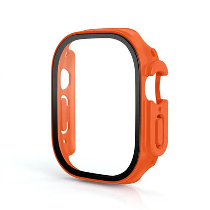 Glass+case For Apple Watch Ultra 49mm PC Bumper+Screen Protector Tempered luxury box Cover for apple watch ultra 2 Accessories by All Mart Bristol Ltd