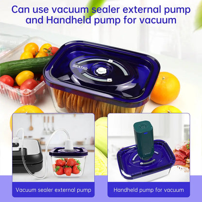 Electric Handheld Vacuum Sealer and Reusable Food Storage Bags by All Mart Bristol Ltd