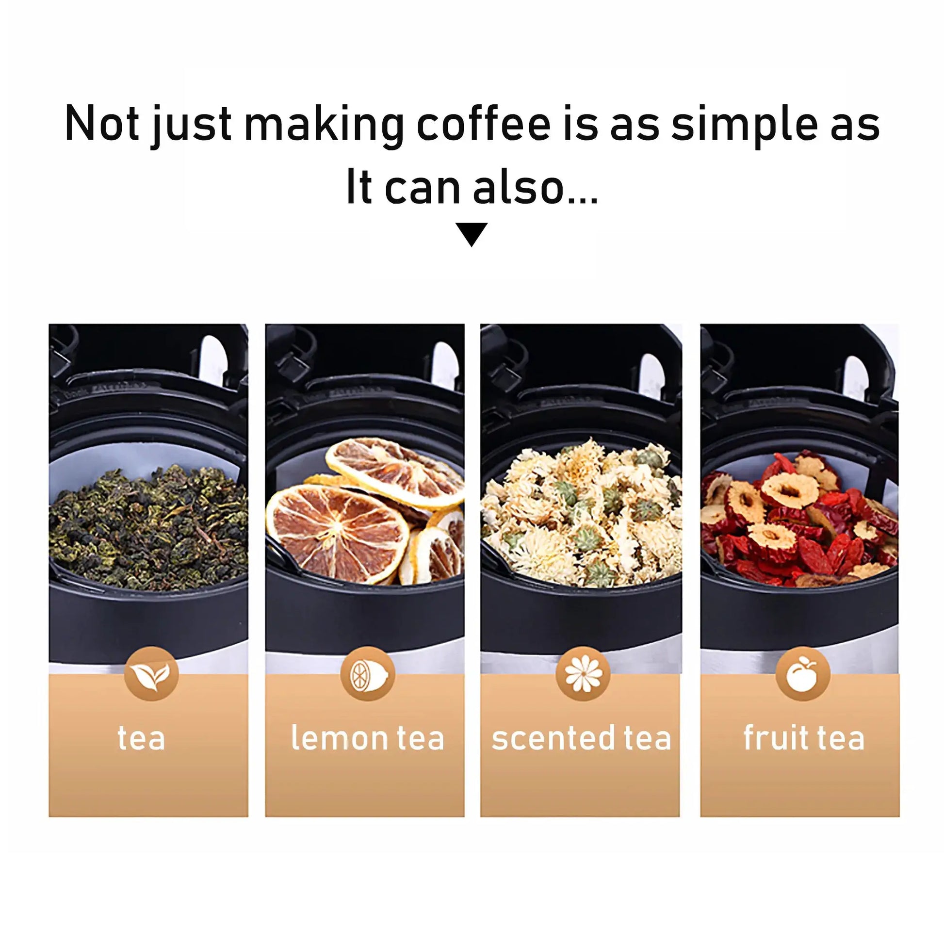 Sonifer 1.5L Electric Drip Coffee Maker 800W by All Mart Bristol Ltd