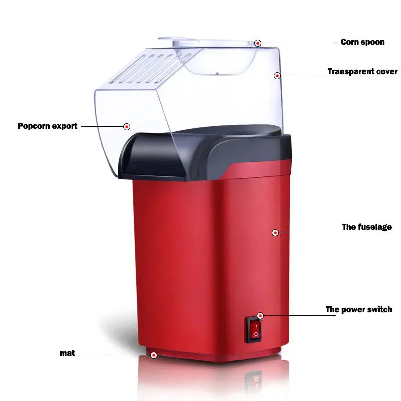 Popcorn Makers Mini Popcorn Machine Electric Household Appliance Machine Fully Automatic Popcorn Machine For Home Kitchen by All Mart Bristol Ltd
