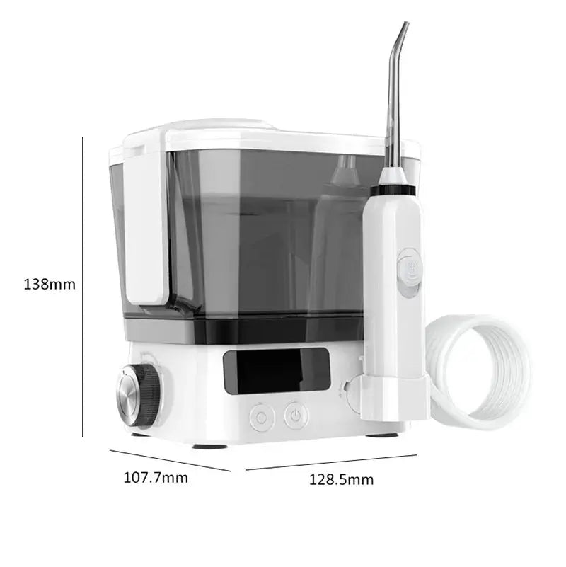 Oral Irrigator Multifunctinal Flosser Tooth Cleaner 600ml Electric Dental Oral Hygiene Water Nozzles 10 Modes 4 Jet Tips IPX7 by All Mart Bristol Ltd
