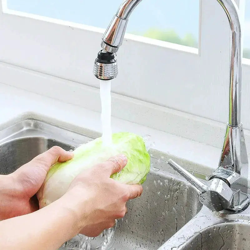 360° Rotating Kitchen Faucet Pressurized Anti-Splash Extended Filter Foam Universal Faucet Head Sprayer for Kitchen by All Mart Bristol Ltd