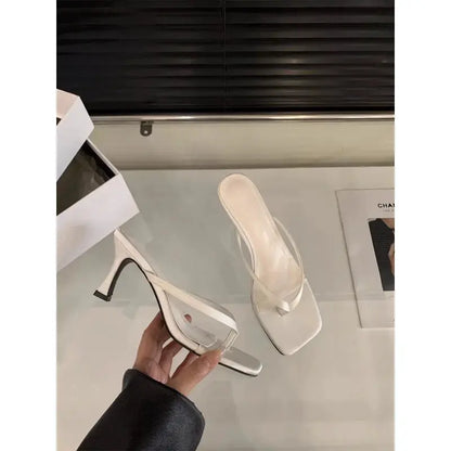 New Style Female Summer Sexy Heels Sandals Slides Ladies Shoes Fashion Women Pumps Flip Flops Luxury High Heels Slippers Shoes by All Mart Bristol Ltd