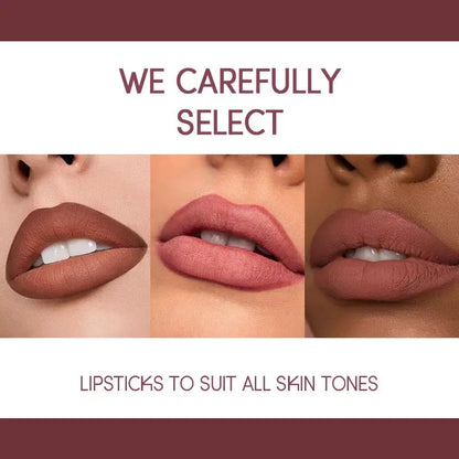 USHAS 12 Color Lip Liner + LIPSTICK Set Easy Coloring Matte Lipstick Long lasting nude red lipstick by All Mart Bristol Ltd