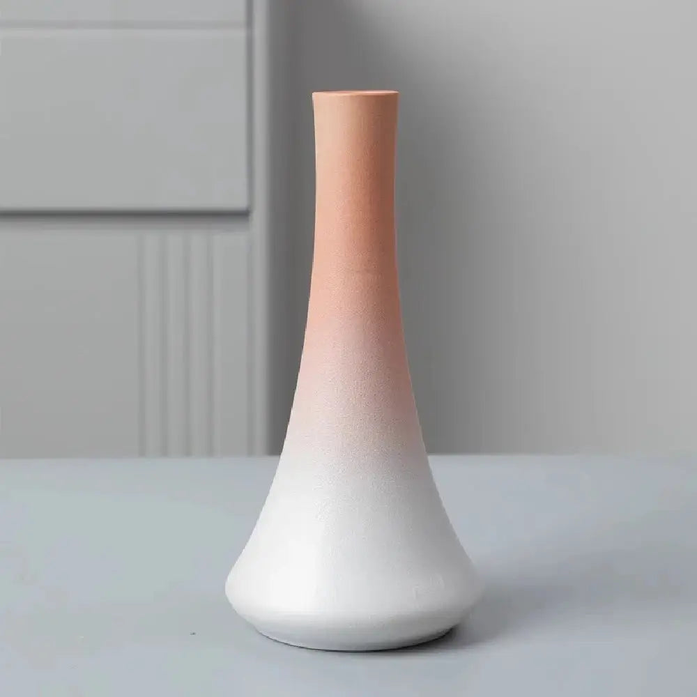 Ceramic Small flower Vase Home Decoration Crafts Tabletop Ornament Simplicity Japanese-style Decoration by All Mart Bristol Ltd