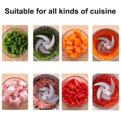 2L 3L 5L Household Stainless Steel Meat Grinder 500W High Power Blender Multifunctional Food Processor Food Chopper Electric by All Mart Bristol Ltd