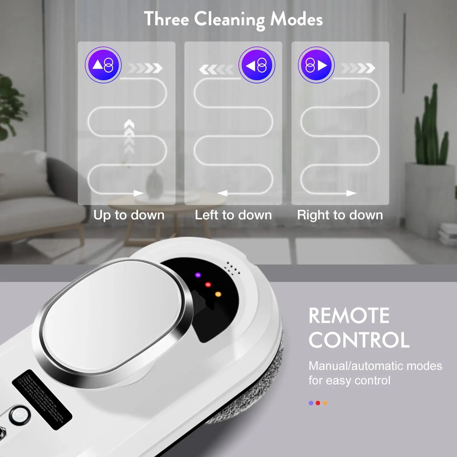 Household Robot Window Cleaner Window Cleaning Robot Smart New Home Robot Vacuum CleanerRemote Control Glass Cleaning Robots by All Mart Bristol Ltd