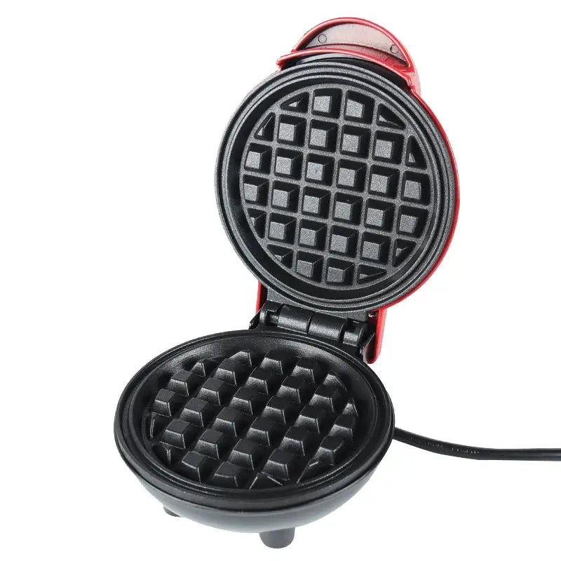 Electric Waffle Machine Portable Home Breakfast Machine Waffle Maker Breakfast Love Heart Shaped Waffle Maker Cooking Appliance by All Mart Bristol Ltd