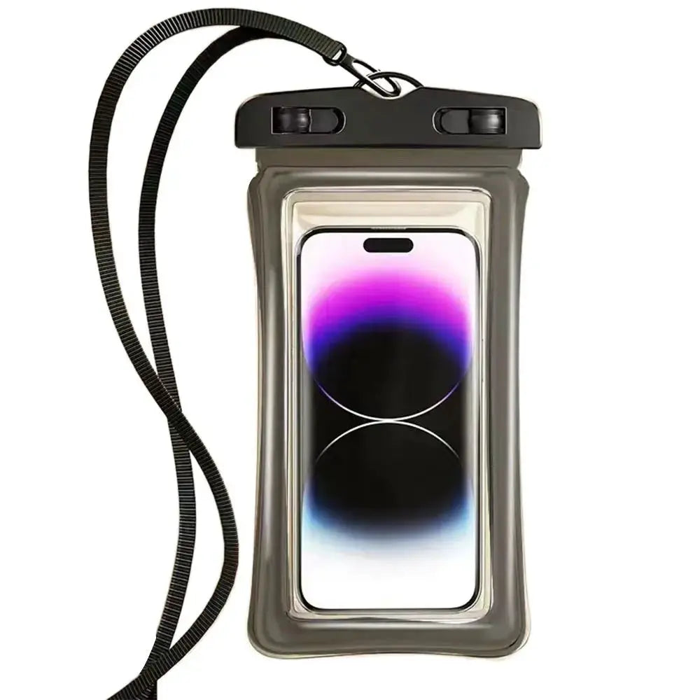 Transparent Waterproof Phone Case Touch Screen Under 7.0 inches Mobile Phone Cover with Lanyard Phone Sealed Bag Swimming&Diving by All Mart Bristol Ltd