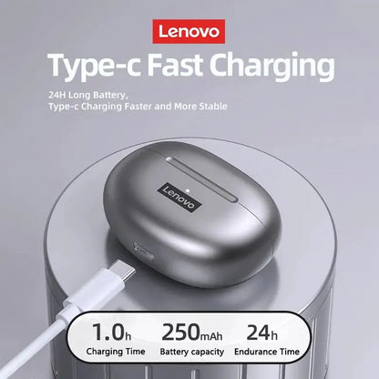 Choice Lenovo LP5 Wireless Bluetooth Earbuds HiFi Music Earphones Headphones Sports Waterproof Headset With Mic Earbuds Business by All Mart Bristol Ltd