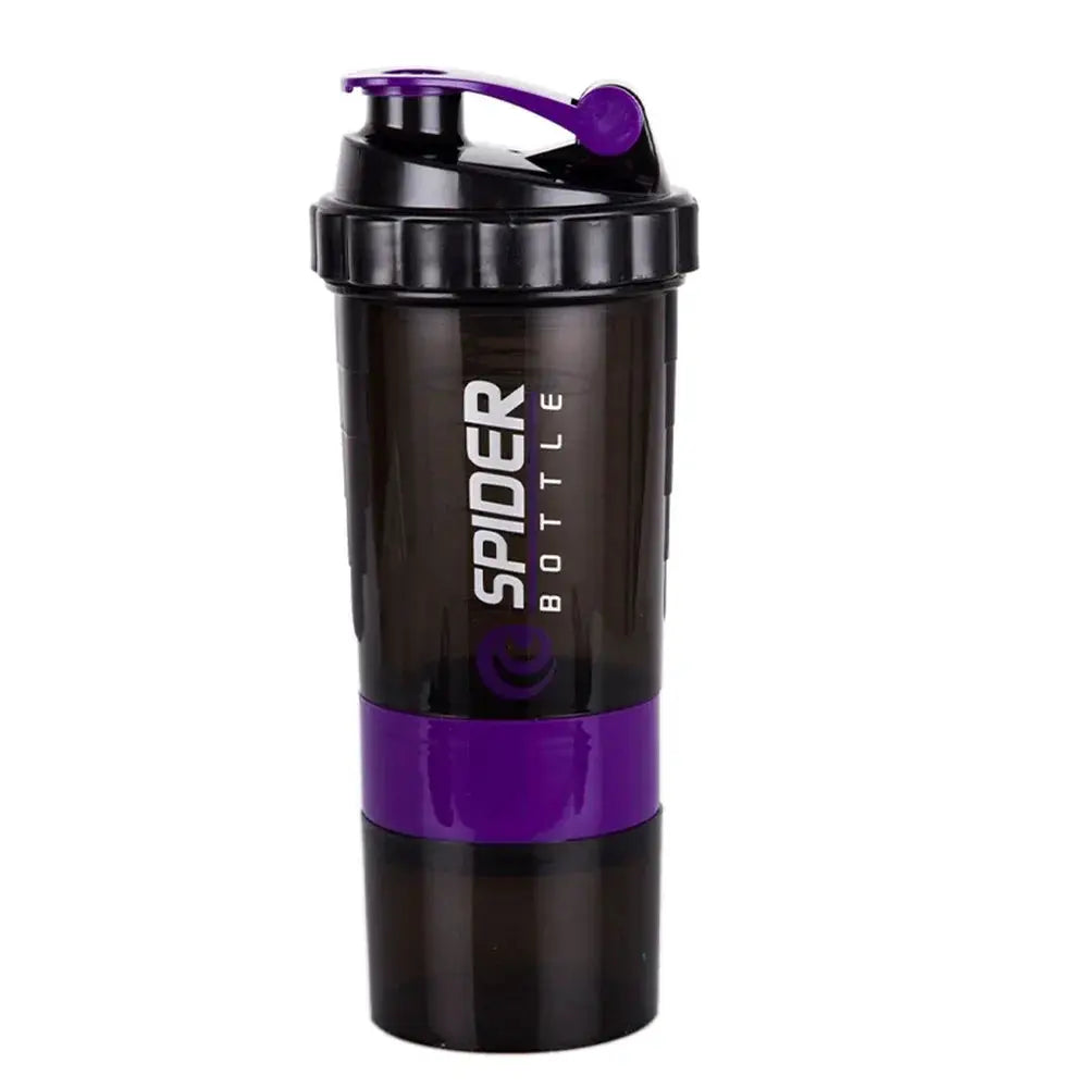 Shaker Bottle for Gym Protein Powder Cup 3 Layers Leak Proof Water Bottle for Gym Mixing Shake Bottle Outdoor Portable Drink Cup by All Mart Bristol Ltd