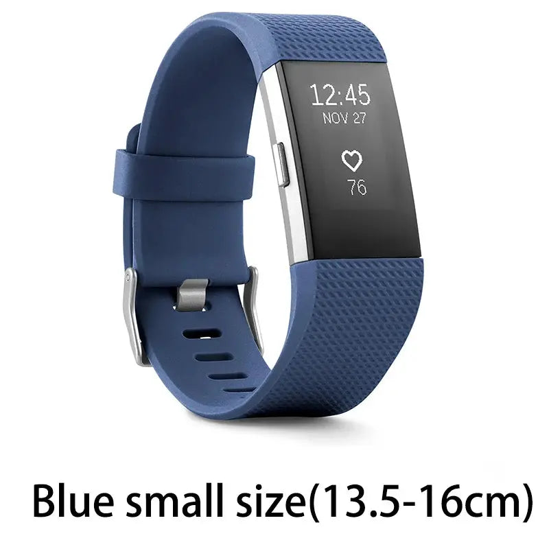 Fitbit Charge 2 smart wristband heart rate monitoring exercise pedometer fitness sleep call notification GPS IOS Android by All Mart Bristol Ltd