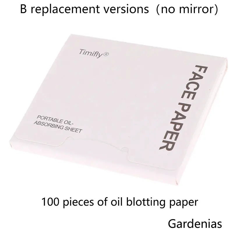 Oil Blotting Sheets With Makeup Puff 100pcs Matting Face Wipes Oil Control Paper Oil-absorbing Cleaning Makeup Tools Skin Care by All Mart Bristol Ltd