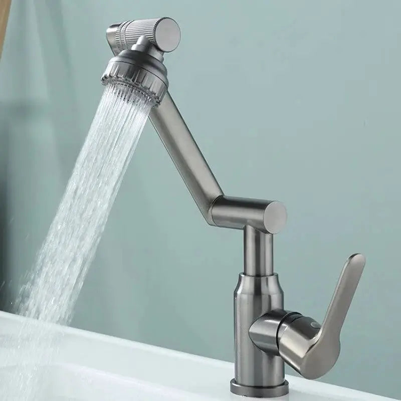 1080° Swivel Kitchen Sink Faucet Bathroom Sink Faucet Basin Faucet Multifunction Cold and Hot Water Tap by All Mart Bristol Ltd