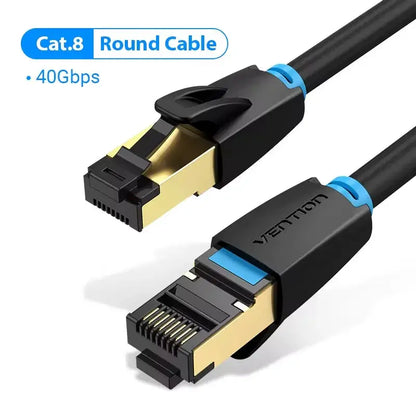 Vention Cat8 Ethernet Cable SFTP 40Gbps 2000MHz Cat 8 RJ45 Network Lan Patch Cord for Router Modem Internet RJ 45 Ethernet Cable by All Mart Bristol Ltd