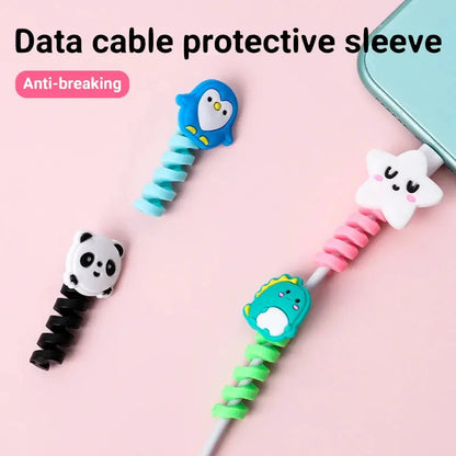 Cute Cable Protector Bites Wire Cable Organizer Winder Saver USB Charging Cable Data Line Earphones Cord Protector Cover by All Mart Bristol Ltd