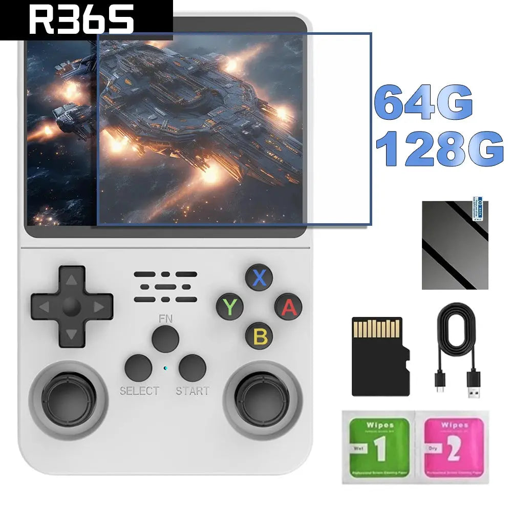 R36S Retro Gaming Console 3.5 Inch IPS Screen with Video Games Classic Emulator Open Source Portable Hand-held Gaming Console by All Mart Bristol Ltd