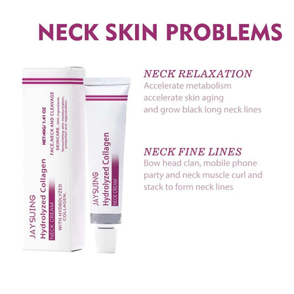 Hydrolyzed Collagen Neck Cream Eliminate Neck Fine Lines Firming Lifting Neck Remove Double Chin Rejuvenation Cream SkinCare by All Mart Bristol Ltd
