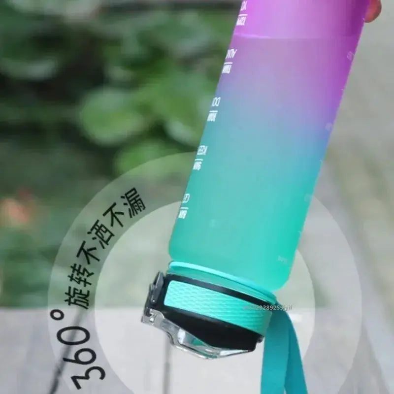 1L Water Bottle Portable Sport Water Bottle Pretty Drink Bottle Leakproof Gym Water Bottle for Outdoor Travel Fitness Cycling by All Mart Bristol Ltd