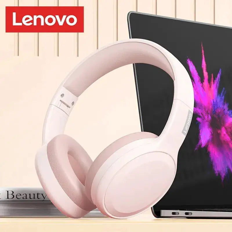 Lenovo TH30 Wireless Headphones Bluetooth 5.3 Earphones Foldable Gaming Headset Sport Headphone with Mic Music Earbuds 250mAh by All Mart Bristol Ltd