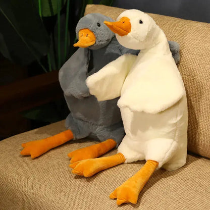 50-190cm Giant Goose Plush Toys Soft Stuffed Boba Duck Sleep Pillows Cute Animal Big Goosey Floor Mat Dolls Girl Christmas Gifts by All Mart Bristol Ltd