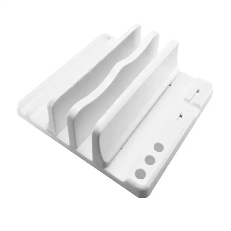 4 in 1 Office Laptop Stand Vertical Save Desktop Space Easy To Place Computer Accessories Scalable Width Office Desk Storage by All Mart Bristol Ltd