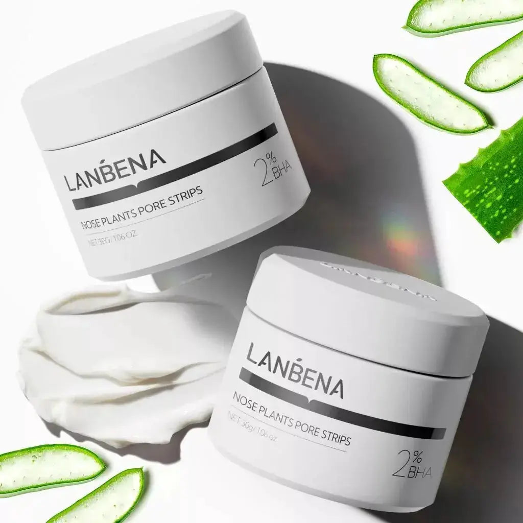 LANBENA New Style Blackhead Remover Nose Mask Pore Strip Black Mask Peeling Black Deep Cleansing Skin Care Beauty Health by All Mart Bristol Ltd