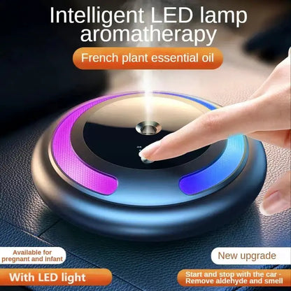 Smart Car Humidifier Essential Oil Diffuser LED Light Fragrance Aromatherapy Air Freshener Perfume Car Diffuser by All Mart Bristol Ltd