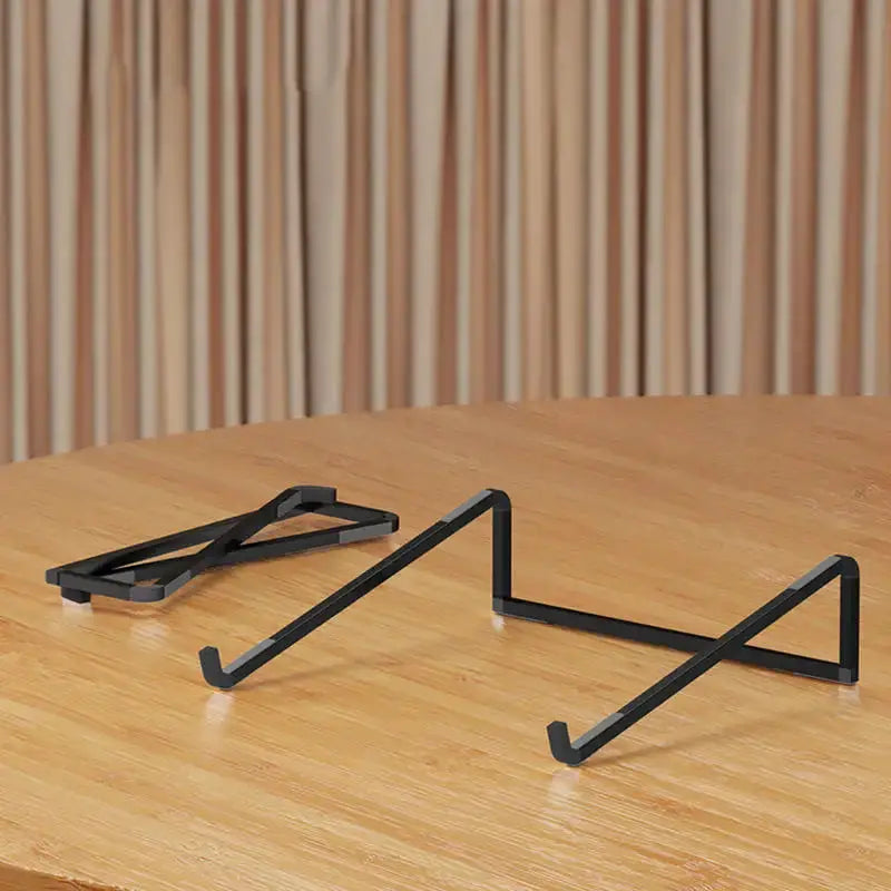Universal Laptop Stand Foldable Adjustable Aluminum Alloy Notebook Holder Desktop Bracket for MacBook Air Pro Xiaomi by All Mart Bristol Ltd
