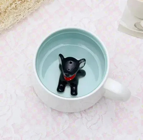 400ML Ceramic Mugs Creative Cute Cartoon Stereo Animal Milk Coffee Cups Couple Cups of Household Drinking Water Supplies by All Mart Bristol Ltd