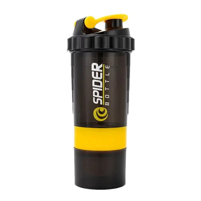 Shaker Bottle for Gym Protein Powder Cup 3 Layers Leak Proof Water Bottle for Gym Mixing Shake Bottle Outdoor Portable Drink Cup by All Mart Bristol Ltd