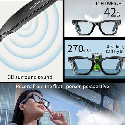 2025 New Upgrade Smart Glasses With Camera Video Recording AI Photo Recognition Bluetooth Call Translation Voice Sunglasses Men by All Mart Bristol Ltd