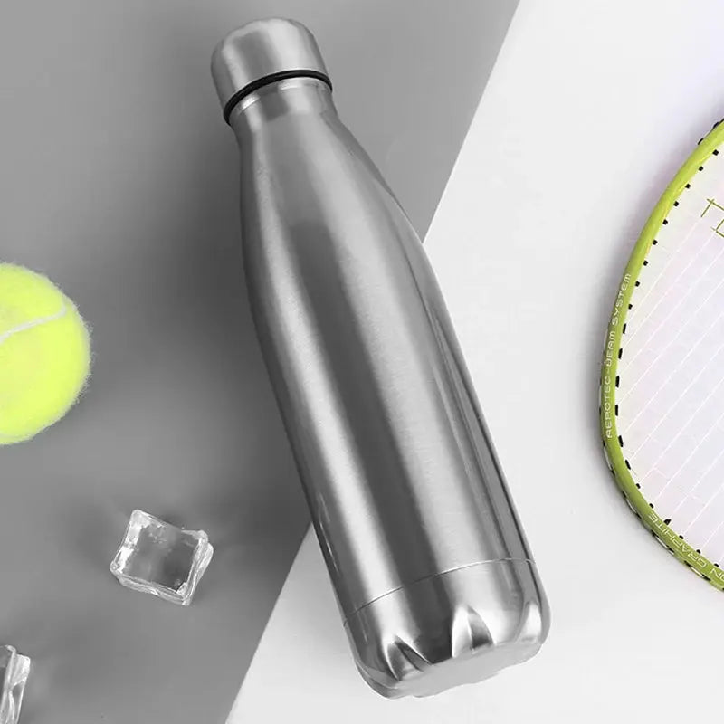 Stainless Steel Water Bottle Hot Cold Water Bottle for Travel Camping Sports Drink Bottles Drinkware Cup Hiking Water Bottle New by All Mart Bristol Ltd