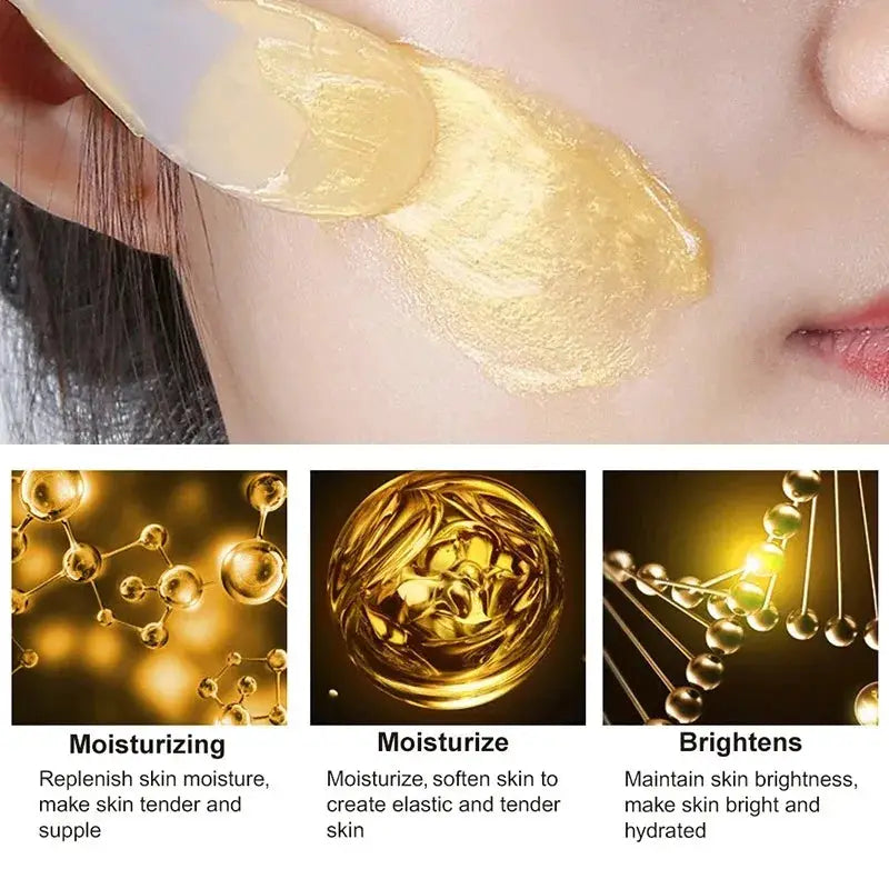 120G 24K Golden Face Cream Collagen Moisturizer Moisturizing Cream Sleeping Mask Firming Nourishing Hydrating Face Skin Care by All Mart Bristol Ltd