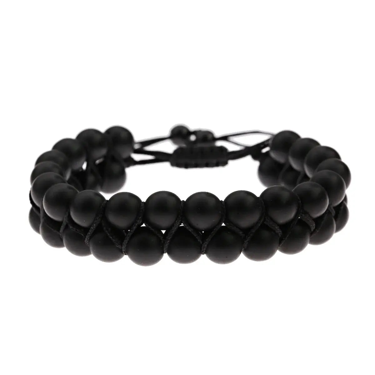 Fashion Men Bracelets Hematite Tiger Eye Double Layer Row Bracelets Pulsera Hombre Magnetic Health Protection Healing Bracelets by All Mart Bristol Ltd