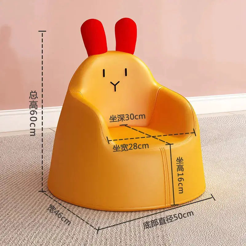 Cartoon lazy Children mini Sofa Backrest Armchair PU waterproof Kids Sofa Lovely baby bedroom Confortable Sofa Kid Furniture by All Mart Bristol Ltd