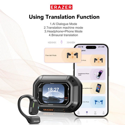 [AI Translator Earbuds]Erazer XP6 Wireless Headphones Gaming Headset Equalizer APP Bluetooth Earphones Waterproof Powerful Sound by All Mart Bristol Ltd
