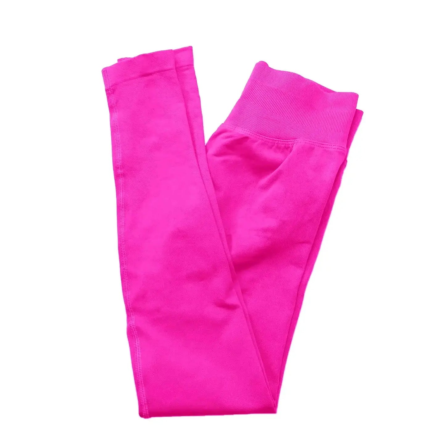 NCLAGEN Seamless Leggings Sports Women Gym Wear Clothes Outfit Yoga Pants Squat Proof Fitness Running Scrunch Bum Tights by All Mart Bristol Ltd