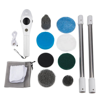 Electric Cleaning Brush 8 in 1 Multifunctional Household Wireless Rotatable Cleaning Brush For Bathroom Kitchen Windows Toilet by All Mart Bristol Ltd