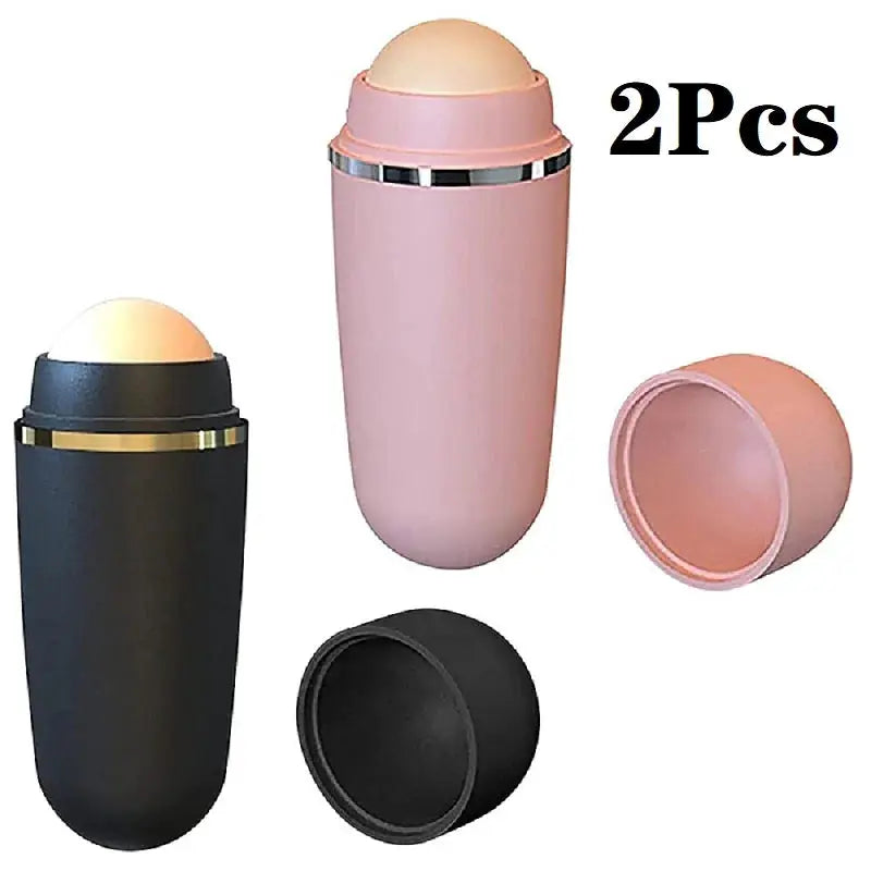 Face Oil Absorbent Volcanic Roller Portable Reusable Oil Control On the Go Instant Results Remove Excess Shine for Oily Skin by All Mart Bristol Ltd