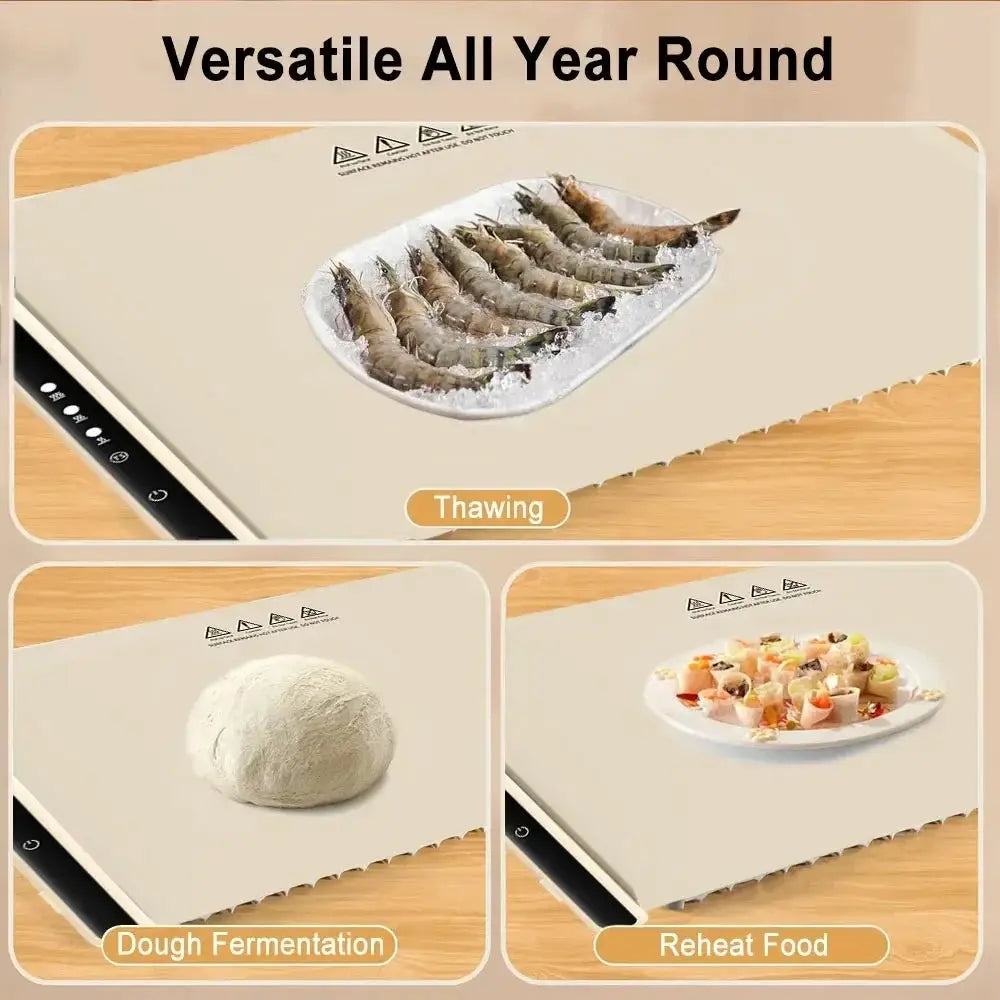 Foldable Electric Food Warming Tray for Kitchen Buffets by All Mart Bristol Ltd