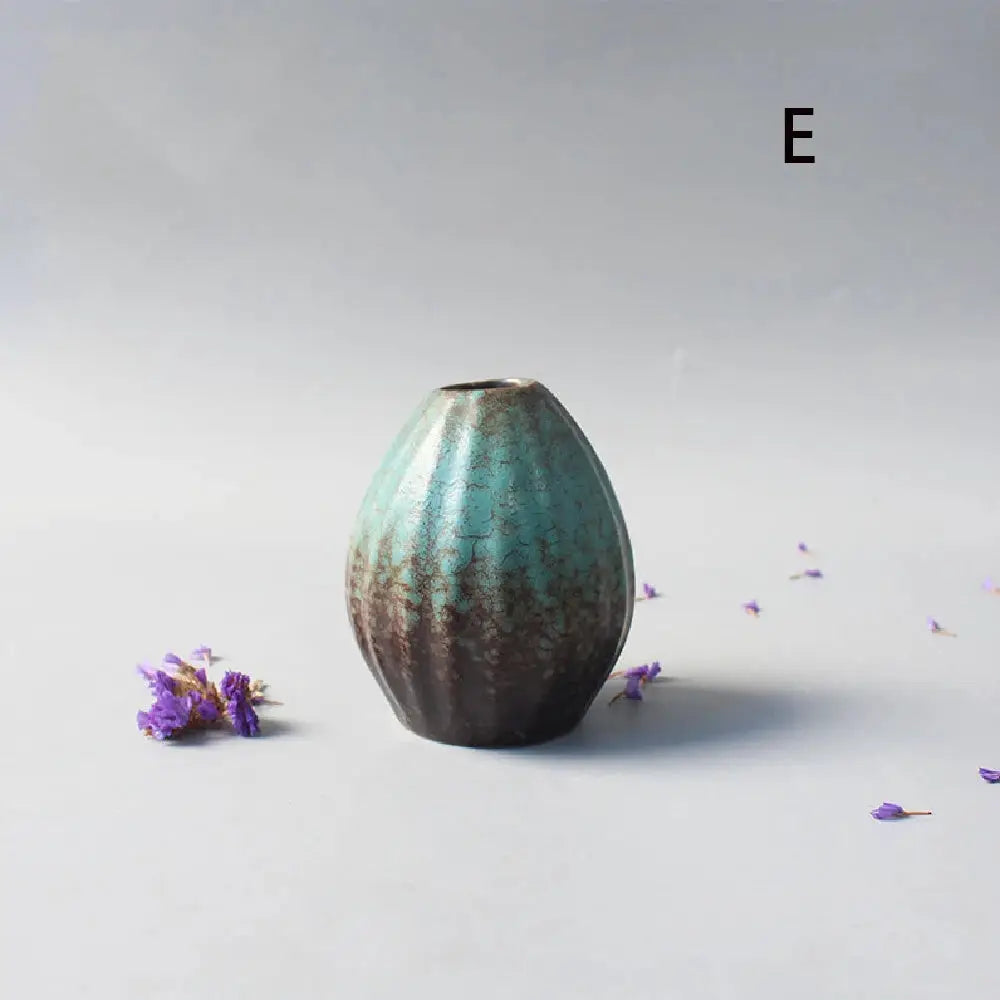 Ceramic Small flower Vase Home Decoration Crafts Tabletop Ornament Simplicity Japanese-style Decoration by All Mart Bristol Ltd
